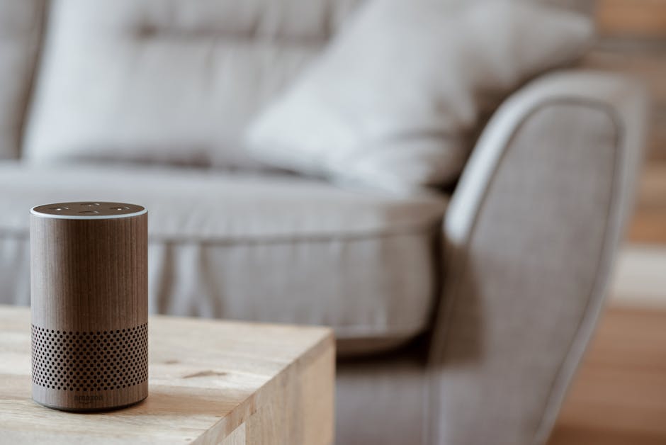 Soggiorno moderno di una casa intelligente